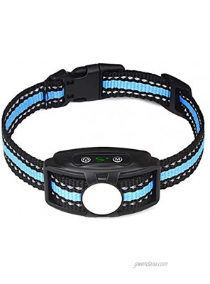 KALENI. Bark Collar NO Hurt No Shock Rechargeable Dog Training Collar Anti-Barking Collar Corrects Barking with Sound Warning and Vibration Suitable for Small and Medium Dogs
