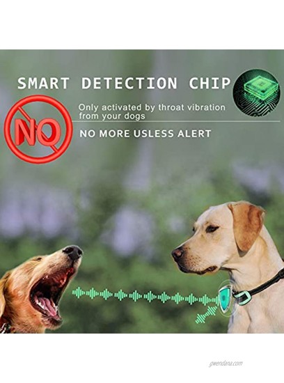 MASBRILL Small Dog Bark Collar-Effective Stop Dog Barking for Small Medium Dogs- No Harm Vibration Action Without Remote Collar-No Shock-Best Choice for Dog Lovers