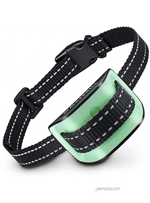 MASBRILL Small Dog Bark Collar Safe No Bark Control Device for Tiny Small Medium Dog Stop Barking by Sound and Vibration No Shock Human Way for Dog Lovers