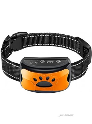 ModoPet Rechargeable Dog Bark Collar Humane No Shock Barking Collar with Beep w 2 Vibration & 7 Adjustable Sensitivity Automatic Training Collar Suit for Small Medium Large Dogs
