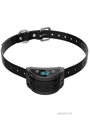 Nykuri Bark Collar for Dogs No Shock Bark Collar Intelligent Bark Control with 5 Adjustable Sensitivity and LED Display for Small Medium Large Dogs Rechargeable Dog Bark Collar