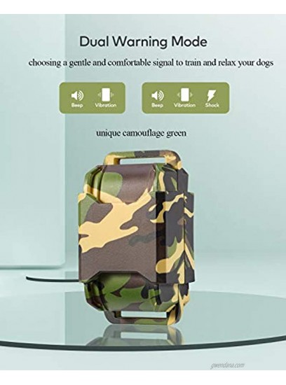 PETDIARY Bark Collar Rechargeable Barking Collar with Beep Vibration 2 Training Modes for Small Medium Large Dogs