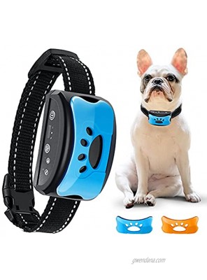 Rechargeable Dog Bark Collar Suit Humane No Shock Barking Collar with Beep Vibration & 7 Adjustable Sensitivity Automatic Training Collar Suit for Small Medium Large Dogs