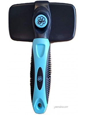 Pet Slicker Brush Dog & Cat Brush by Chirpy Pets Long & Short Hair Pet Grooming Tool Reduces Dogs and Cats Shedding Hair by More Than 95% The Deshedding Tool comes with Chirpy Pets pet food cover