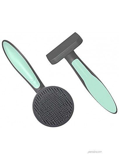 PETOCLOUD Retractable Self Cleaning Slicker Brush Plus Dog Grooming Hair Brush and Deshedding Tool Great for Dogs and Cats with Short to Long Hair