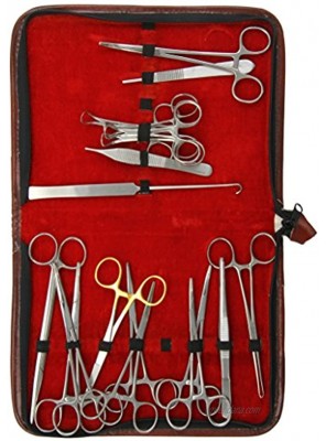 TAMSCO Canine Feline Combination Spay Pack In Zipper Case 1320 2530 17402 1750 2 2320 17702 20004 2365 1600 1425 Tc-0856 2825 All Instruments Stainless Steel Needle Holder Of Tungsten Carbide Suitable For Dogs And Cats 18 Total Instruments Packaged In Con