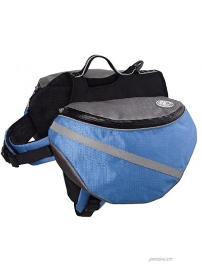 Doggles Dog Backpack Extreme Small Blue Gray