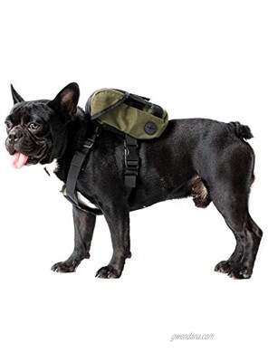 OneTigris Dog Pack K9 Backpack Durable Small Medium Dog Pack with Litter Bag Exit for Camping Hiking Daily Walking