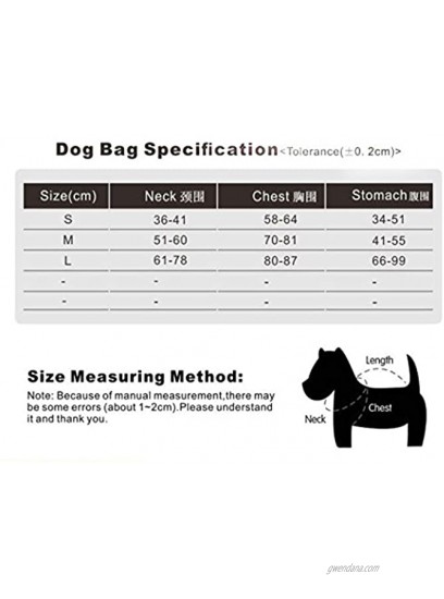 Xiaoyu Dog Backpack Adjustable Saddle Bag Harness Carrier for Traveling Hiking Camping