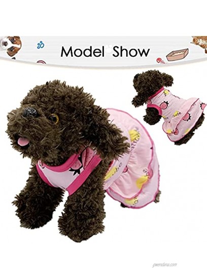 2 Pack Dog Shirt Skirt Pet Clothes Puppy T-Shirts Sleeveless Princess Dress Doggy Outfit Vest Pink Clothing for Small Extra Small Medium Dogs Cats Summer Apparel Pink X-Small
