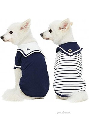 Blueberry Pet 9 Patterns Soft & Comfy Sea Lover Shirt Cotton T-Shirt for Dogs or Kids
