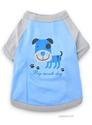 DroolingDog Dog Clothes Pet Tee Shirts Dog T Shirt for Small Dogs