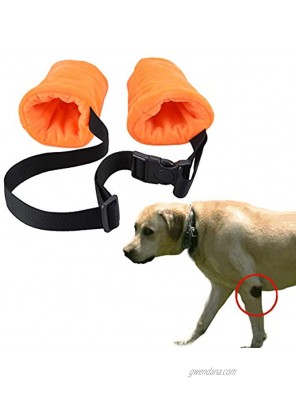 YUYUSO Dog Elbow Protector Fleece Elbow Sleeves with Cotton Pad for Dogs Prevent Injury