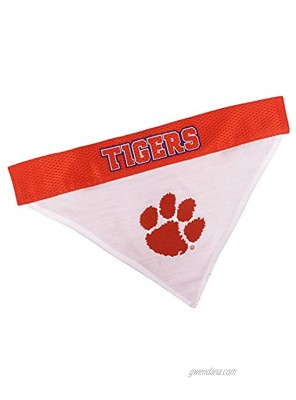 Pets First Clemson Reversible Bandana for Dogs