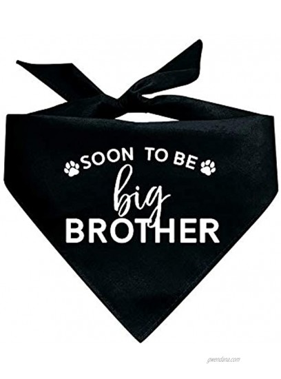 Soon to Be Big Brother Printed Dog Bandana Assorted Colors
