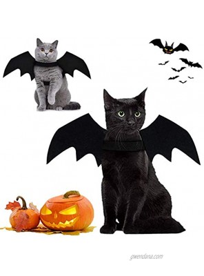 Brocarp Cat Bat Wings Halloween Costumes Cat Clothes Pet Apparel for Small Cats Cute Kitten Costume Dress up Accessories for Festival Party Cosplay Decoration