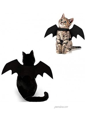 Cat Halloween Costume Bat Wings Pet Apparel Halloween Party Dress Up Accessories for Cat Small Dogs Puppy Kitty Kitten Boy or Girl