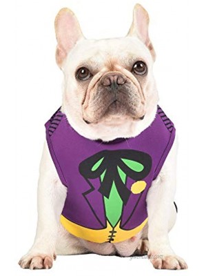 DC Comics Joker Dog Costume Purple Superhero Costume for Dogs Purple Dog Halloween Costumes for All Dogs and Dog Breeds The Joker Costume DC Dog Costume Dog Shirt Dog Clothes Dog Costumes