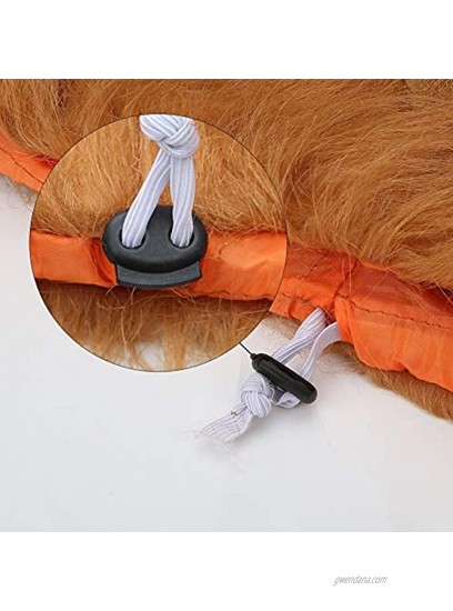 Slegrey Dog Lion Mane,Dog Halloween Costumes,Lion Mane for Medium to Large Sized Dogs with Ears Dog Costumes for Pet as Lion King,Gifts for Halloween Decorations Christmas Party