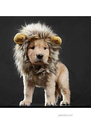 TOLOG Cat Lion Mane Halloween Pet Costume Kitten Outfits Party Dress Up Apparel Kitty and Cat Costumes Cat Lion Mane