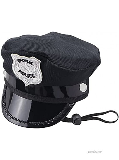 Yewong Pet Police Costume Accessory Set Dog Cat Police Hat Badge Sunglasses Pet Police Dress Up Kit for Halloween Christmas Cosplay Role Play Fancy Dress Set-B