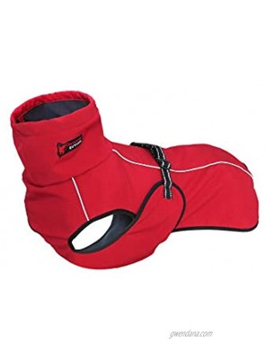 ASMPET Dog Jacket for Medium Dogs Winter Warm Dog Coat for Cold Weather Waterproof Windproof Dog Vest Reflective Safety Dog Jacket Lightweight Pullover Dog Clothes Red XS Chest: 22.8-24.8