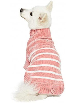 Blueberry Pet 8 Colors Cozy Soft Chenille Classy Striped Dog Sweaters