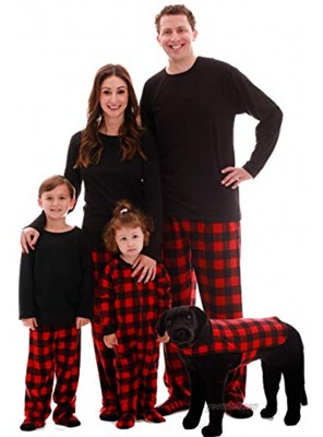 #followme Matching Pajamas for Couples Dog and Owner Buffalo Plaid
