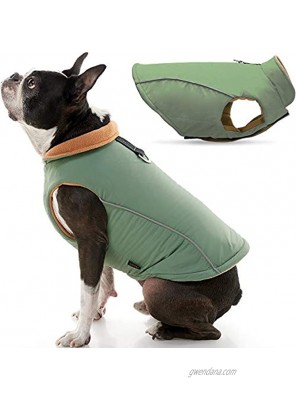 Gooby Sports Vest Dog Jacket Reflective Dog Vest with D Ring Leash Warm Fleece Lined Small Dog Sweater Hook and Loop Closure Dog Clothes for Small Dogs Boy or Girl for Indoor and Outdoor Use