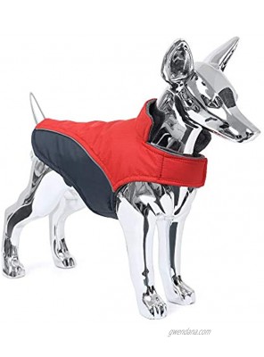 Mile High Life | Waterproof Warm Dog Jacket | Small Dog Jacket Easy Closure Step in | Puppy Coats Reflective Stripe for Nigh Walk | Small Pets