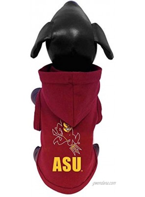 NCAA Arizona State Sun Devils Polar Fleece Hooded Dog Jacket