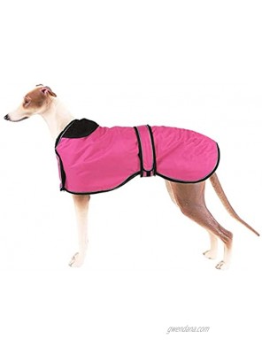 Pethiy Waterproof Dog Jacket Dog Winter Coat with Warm Fleece Lining Outdoor Dog Apparel with Adjustable Bands for Medium Large Dog C400