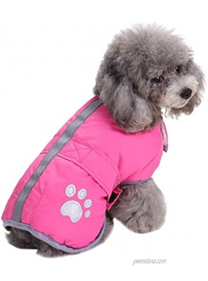 Queenmore Cold Weather Dog Coats Loft Reversible Winter Fleece Dog Vest Waterproof Pet Jacket Available in Extra Small Small Medium Large Extra Large Sizes