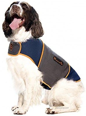 ROCCOPET Dog Anxiety Jacket Anti Anxiety Dog Vest for Dogs with Detachable Double-Sided Lining All Seasons Available Dog Shirt for Dog Anxiety Relief Dog Calming Thunder Travel