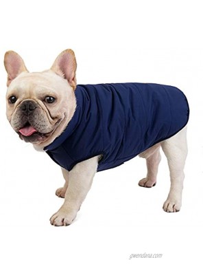 The PetOne Dog Coat Vest Pure Cotton Puppy Coat for Small and Medium Dogs to Keep Warm Windproof Winter Dog Clothing Indoor and Outdoor pet Clothing Cute Taffeta Cotton Padded Puppy Coat