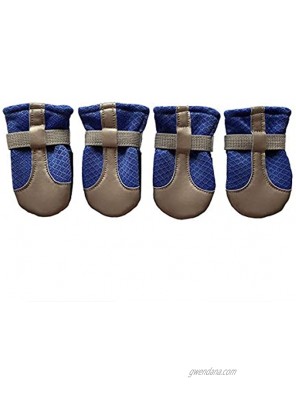 LONSUNEER Dog Boots for Small Dogs Soft Reflective and Nonslip Set of 4