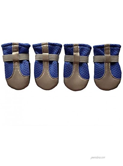LONSUNEER Dog Boots for Small Dogs Soft Reflective and Nonslip Set of 4