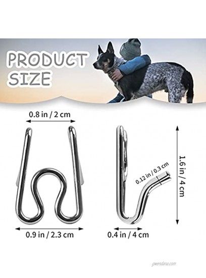 6 Pieces Dog Prong Collars Extra Links Steel Pinch Collar Links Dog Choker Collar Links Correction Collar Links Metal Dog Training Collar Links