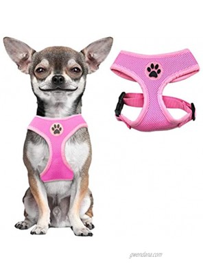 BINGPET Soft Mesh Dog Harness Pet Walking Vest Puppy Padded Harnesses Adjustable