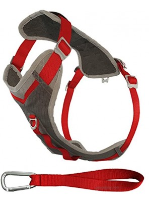 Kurgo Journey Multi-Use Dog Harness Reflective Harness Dog Running Harness Dog Walking Harness Dog Hiking Harness Seat Belt Tether Included
