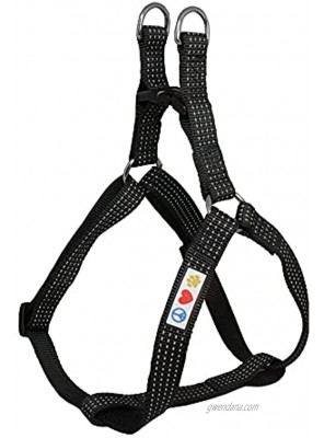 Pawtitas Pet Reflective Step in Dog Harness or Reflective Vest Harness Comfort Control Training Walking of Your Puppy Harness Dog Harness