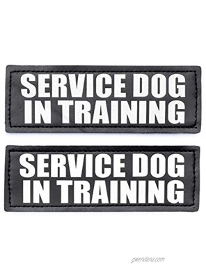 Service Dog in Training Patches Hook Patches for Service Dog Vest Service Dog Emotional Support in Training Service Dog in Training Therapy Dog in Training Patch