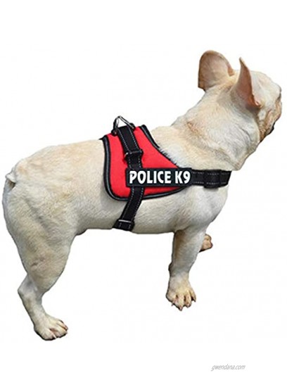 Umisun Removable Dog Patches for Vests & Harness Reflective White Letter,2 Pack