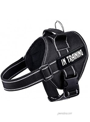 WOCUME No Pull Dog Harness Adjustable 3M Reflective Pet Vest Harness Dog Training Vest Breathable with Handle for Large Dogs Easy Control Harness