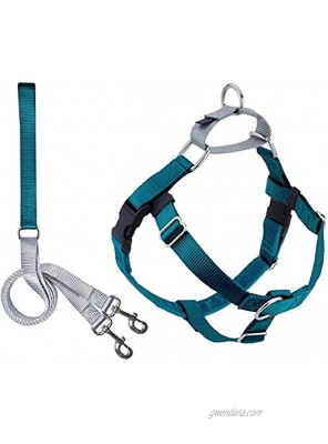 2 Hounds Design Freedom No Pull Dog Harness | Adjustable Gentle Comfortable Control for Easy Dog Walking |for Small Medium and Large Dogs | Made in USA | Leash Included