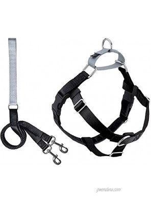 2 Hounds Design Freedom No Pull Dog Harness with Leash Adjustable Gentle Comfortable Control for Easy Dog Walking for Small Medium and Large Dogs Made in USA