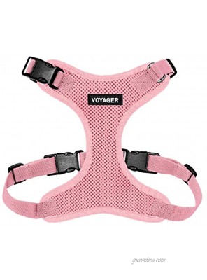 Best Pet Supplies Voyager Step-In Lock Pet Harness – All Weather Mesh Adjustable Step in Harness for Cats and Dogs