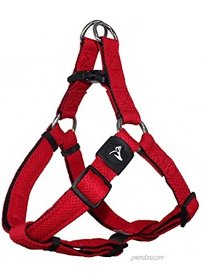 Kruz PET KZA201 Step In Mesh Dog Harness – No Pull Easy Fit Adjustable Pet Harness – Comfortable Lightweight Padded Harness for Walking or Training Small Medium or Large Dogs