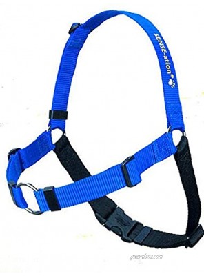 The Original Sense-ation No-Pull Dog Training Harness Blue Medium-Large Wide