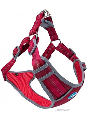 ThinkPet Escape-Proof Comfortable Harness No Pull Breathable Reflective Padded Dog Safety Vest Adjustable Harness